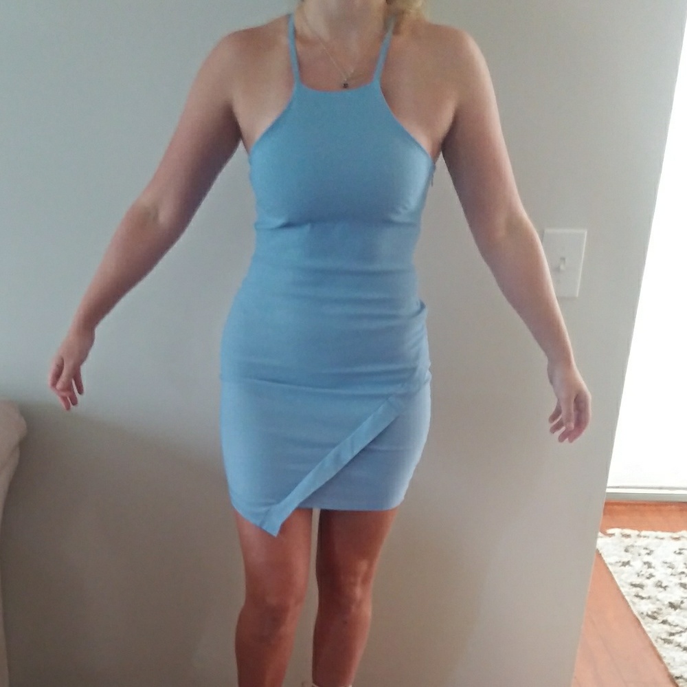 The Vintage Shop Powder Blue Dress